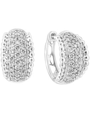 Effy Fine Jewelry 14K 0.96 Ct. Tw. Diamond Earrings - Metallic