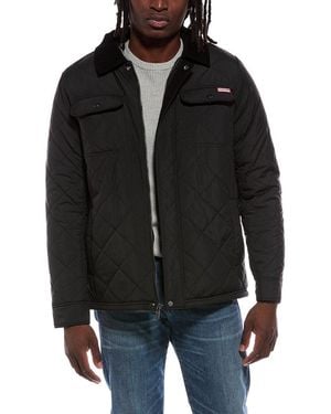 HUNTER Bell Quilted Sherpa Jacket - Black