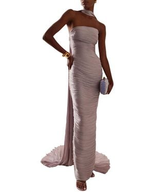 Linda Charm Maxi Dress - Brown