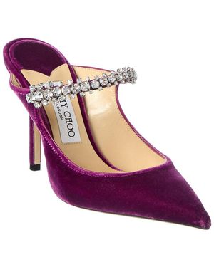 Jimmy Choo Bing 100 Velvet Pump - Purple