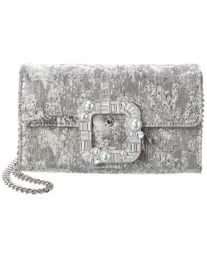 Kate Spade Bridal Leather Crossbody Clutch - Grey