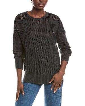 Eileen Fisher Textured Wool Sweater - Gray
