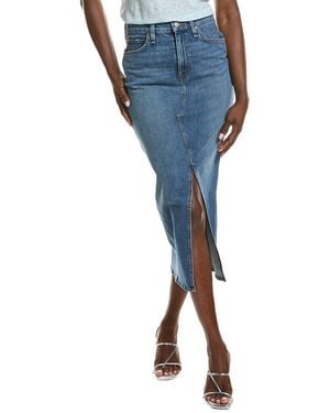 Hudson Jeans Reconstructed Midi Skirt - Blue