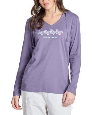 Life Is Good. Crusher Lite Hoodie - Purple