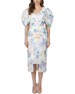 MIRA RICHI Midi Dress - Blue