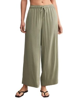 Z Supply Easton Linen-Blend Pant - Green