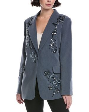 NVLT Oversized Blazer - Blue