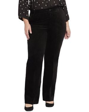 NYDJ Plus Straight Leg Trouser Jean - Black