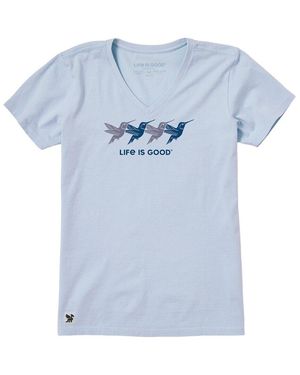 Life Is Good. Crusher T-Shirt - Blue