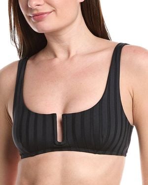 Vitamin A Ursula Bralette Bikini Top - Black