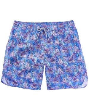 Tailorbyrd Printed Swim Short - Blue
