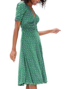 Diane von Furstenberg Koren Reversible Dress - Green
