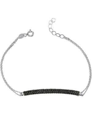 Amorium Cz Tube Bracelet - White