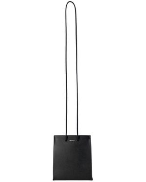 MEDEA Leather Crossbody - White