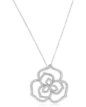 Suzy Levian CZ Jewelry Suzy Levian Cz Pendant - White