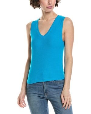 Michael Stars Sofie Crop Tank - Blue