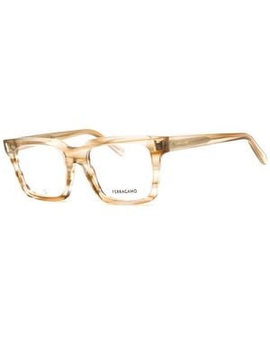 Ferragamo 53Mm Optical Frames - Metallic