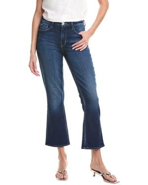 L'Agence Tati High-Rise Crop Micro Boot Jean - Blue