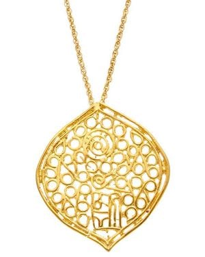 Kenneth Jay Lane Pendant Necklace - Metallic
