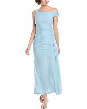 Bardot Layana Asymmetrical Maxi Dress - Blue