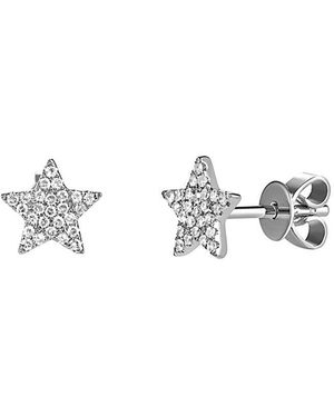 Sabrina Designs 14K 0.20 Ct. Tw. Diamond Star Studs - Metallic