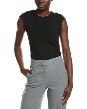 Theory Cap Sleeve Top - Black
