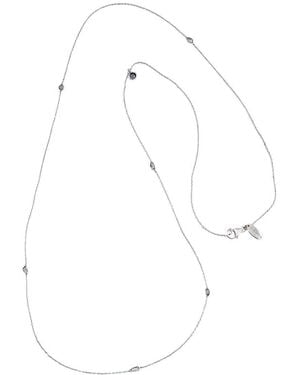 Samuel B. 1.15 Ct. Tw. Labradorite Necklace - White