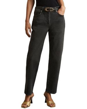 Reiss Selin Straight Leg Jean - Black