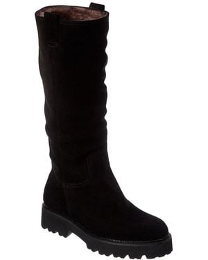 La Canadienne Adapt Suede Knee-High Boot - Black