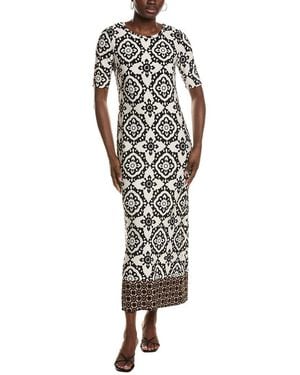 Vince Camuto Printed Maxi Dress - White
