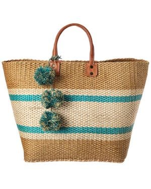 Mar Y Sol Cyprus Sisal Tote - Blue