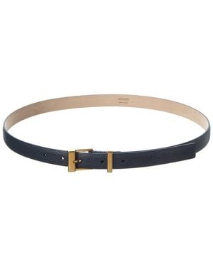 KHAITE Manhattan Leather Belt - Blue