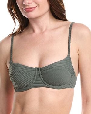 Sea Level Spinnaker Balconette Bra - Green