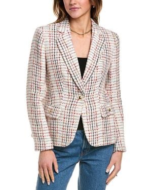 Anne Klein Tweed Jacket - White