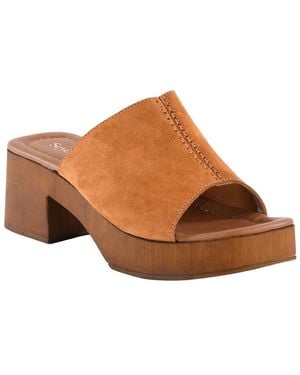 Seychelles Made For Me Leather Slide - Brown