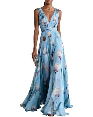Vincent Maxi Dress - Blue