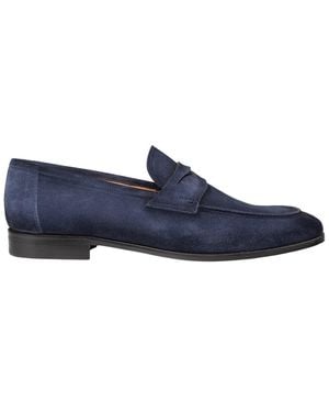 Mezlan Caro Suede Penny Loafer - Blue