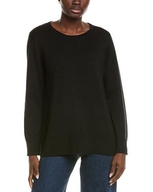Eileen Fisher Crewneck Wool Jumper - Black