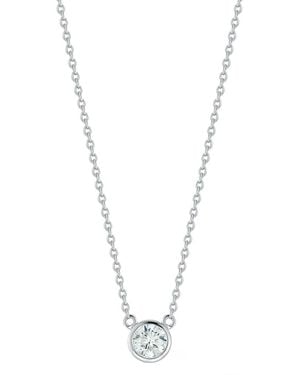 Nephora 14k 0.40 Ct. Tw. Diamond Necklace - White