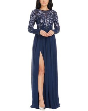 Dress the Population Martha Maxi Dress - Blue