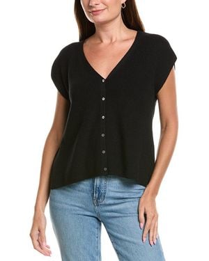 Eileen Fisher V-Neck Vest - Black