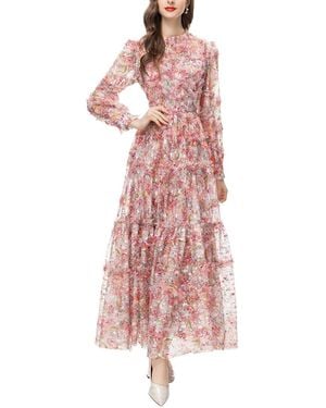 LIONELLO SALVI Maxi Dess - Pink