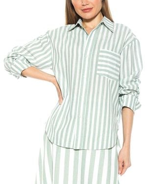 Alexia Admor Tammi Shirt - Blue