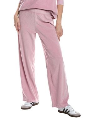 Electric and Rose Velour Pant - Pink