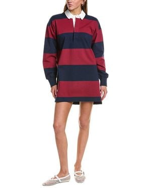 Rowing Blazers Cotton Stripe Rugby Dress - Red