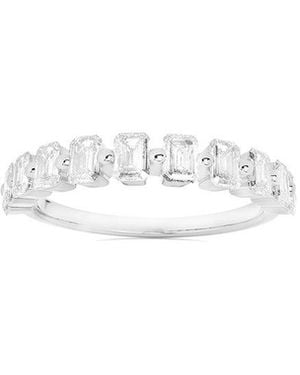 Amairah 14K 1.00 Ct. Tw. Lab-Grown Diamond Wedding Band - White