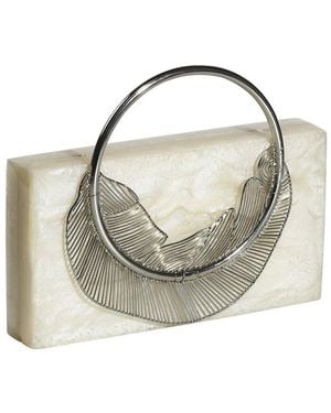 TIRAMISU Crescent Minaudiere - Metallic