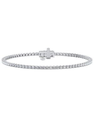 Lab Grown Diamonds 14K 3.00 Ct. Tw. Lab-Grown Diamond Tennis Bracelet - White