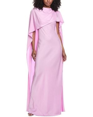 Jonathan Simkhai Izel Cape Gown - Pink
