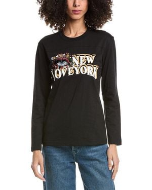 3.1 Phillip Lim Eye Love Ny Relaxed T-Shirt - Black